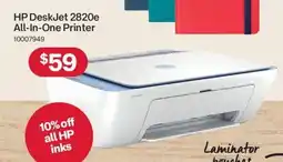 Australia Post HP DeskJet 2820e All-In-One Printer offer