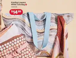 Australia Post Kamilya Lowana White Tote Bag offer