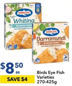Ritchies Birds Eye Fish Varieties 270-425g offer