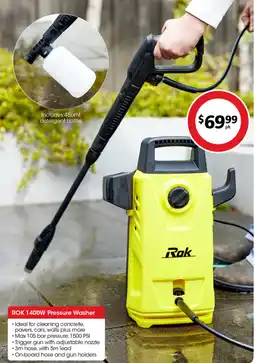 Coles ROK 1400W Pressure Washer offer