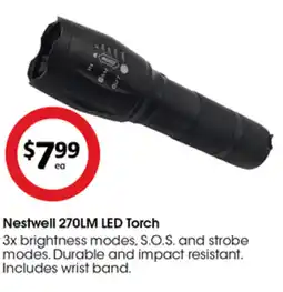 Coles Nestwell 270LM LED Torch offer