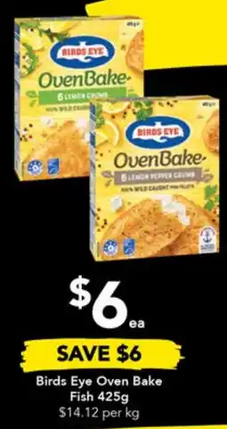 Drakes Birds Eye Oven Bake Fish 425g offer
