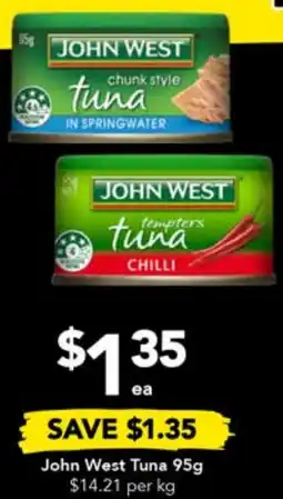 Drakes John West Tuna 95g offer