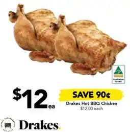 Drakes Drakes Hot BBQ Chicken offer