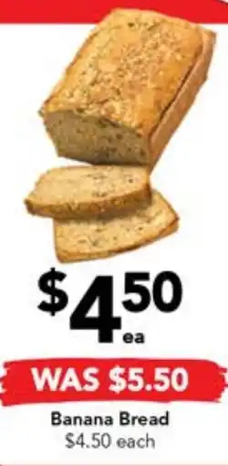 Drakes Banana Bread offer