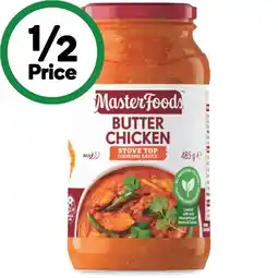 Woolworths MasterFoods Simmer Sauce 485-510g offer