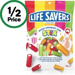 Woolworths Life Savers 150-200g offer