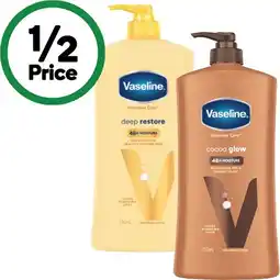 Woolworths Vaseline Intensive Care Body Lotion 750ml offer
