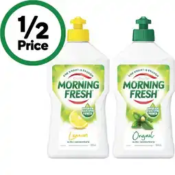 Woolworths Morning Fresh Dishwashing Liquid 400ml offer