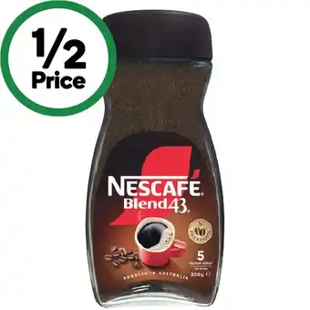 Woolworths Nescafe Blend 43 Instant Coffee 300g offer