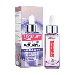 Woolworths L'Oreal Paris Revitalift Filler Plumping Serum 30ml offer