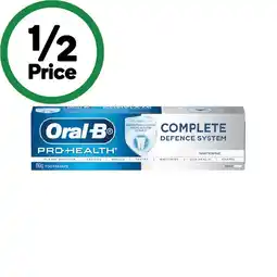 Woolworths Oral-B Pro Health Whitening Toothpaste 110g offer