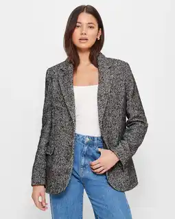 Target Textured Herringbone Blazer - Lily Loves offer