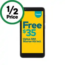 Woolworths Optus X Start 4¥ offer