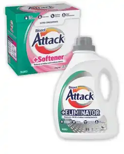 Coles Biozet Attack Plus Laundry Liquid 2 Litre or Powder 2kg offer