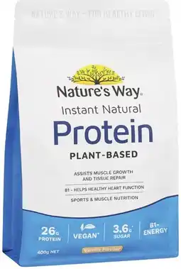 Coles Nature's Way Instant Natural Protein Powder 400g offer