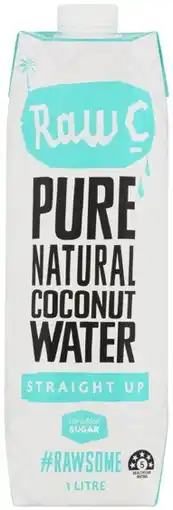 Coles Raw C Coconut Water 1 Litre offer