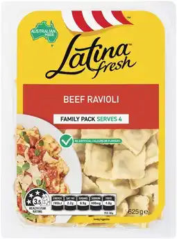 Coles Latina Filled Pasta 625g offer