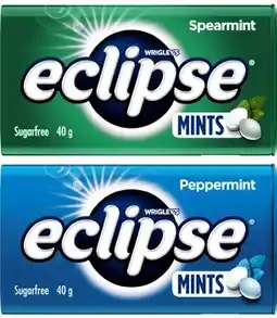 Coles Eclipse Mints 40g offer