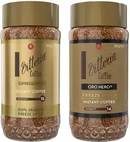 Coles Vittoria Freeze Dried Instant Coffee 200g offer
