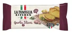 Coles La Famiglia Garlic Bread Slice 270g offer