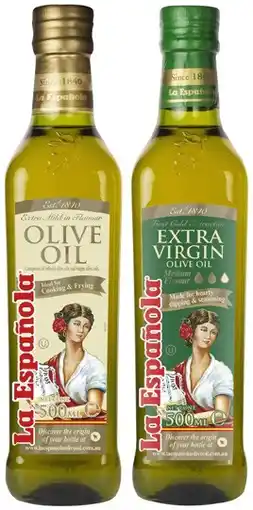 Coles La Española Olive Oil 500mL offer
