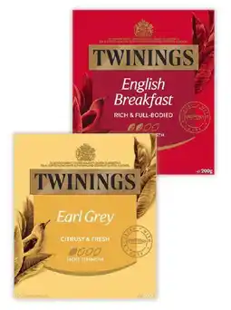 Coles Twinings Tea Bags 80 Pack-100 Pack offer