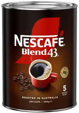 Coles Nescafé Blend 43 500g offer