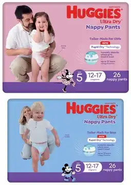 Coles Huggies Bulk Nappy Pants 24 Pack-36 Pack offer