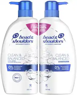 Coles Head & Shoulders Shampoo or Conditioner 660mL offer