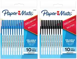 Coles Papermate Kilometrico Pens 10 Pack offer
