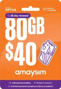 Coles Amaysim $40 Starter Pack offer