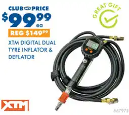 BCF XTM DIGITAL DUAL TYRE INFLATOR & DEFLATOR offer