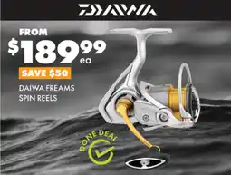 BCF DAIWA FREAMS SPIN REELS offer