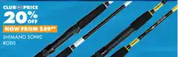 BCF SHIMANO SONIC RODS offer