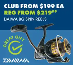 BCF DAIWA BG SPIN REELS offer