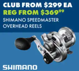 BCF SHIMANO SPEEDMASTER OVERHEAD REELS offer