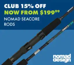 BCF NOMAD SEACORE RODS offer