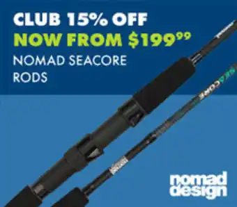 BCF NOMAD SEACORE RODS offer