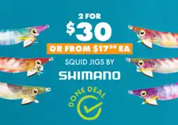 BCF SQUID JIGS BY SHIMANO offer