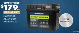 BCF HARDKORR HEAVY DUTY BATTERY BOX offer