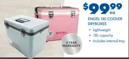 BCF ENGEL 18L COOLER DRYBOXES offer