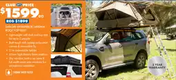 BCF DARCHE INTREPIDOR 1400MM ROOF TOP TENT offer