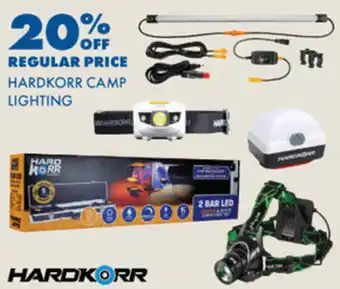 BCF HARDKORR CAMP LIGHTING offer