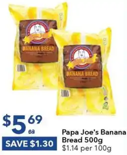 Papa Joe's Banana Bread 500g