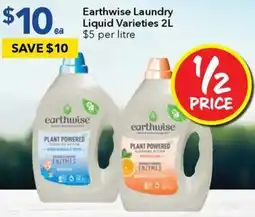 Ritchies Earthwise Laundry Liquid Varieties 2Ĺ offer