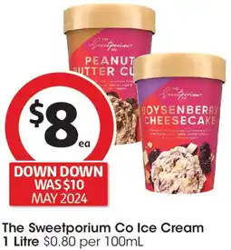 Coles The Sweetporium Co Ice Cream 1 Litre offer
