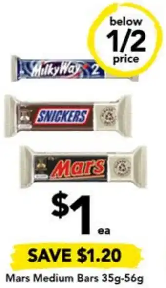 Drakes Mars Medium Bars 35g-56g offer