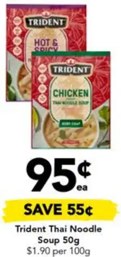 Drakes Trident Thai Noodle Soup 50g offer