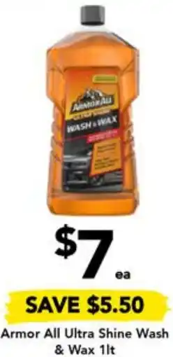 Drakes Armor All Ultra Shine Wash & Wax 1lt offer